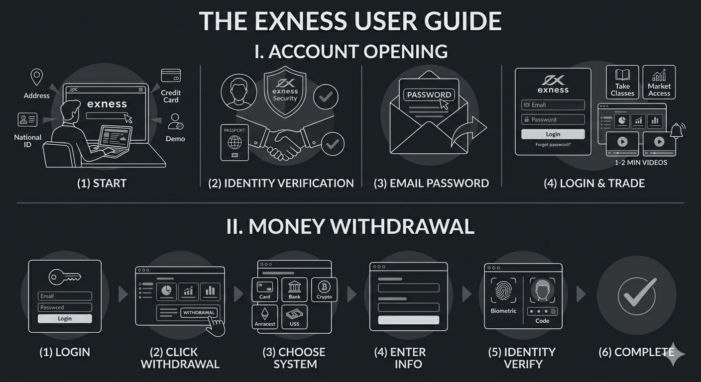 Exness Account Opening and Withdrawals