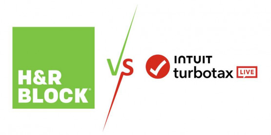 Comparing Tax Preparation HR Block vs TurboTax Live