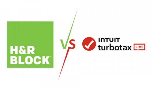 Comparing Tax Preparation HR Block vs TurboTax Live